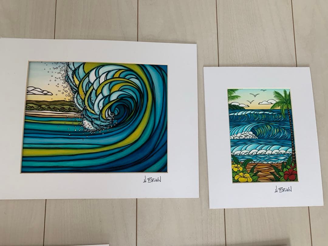 Heather Brown ヘザー・ブラウンの作品5点セット サーフアート