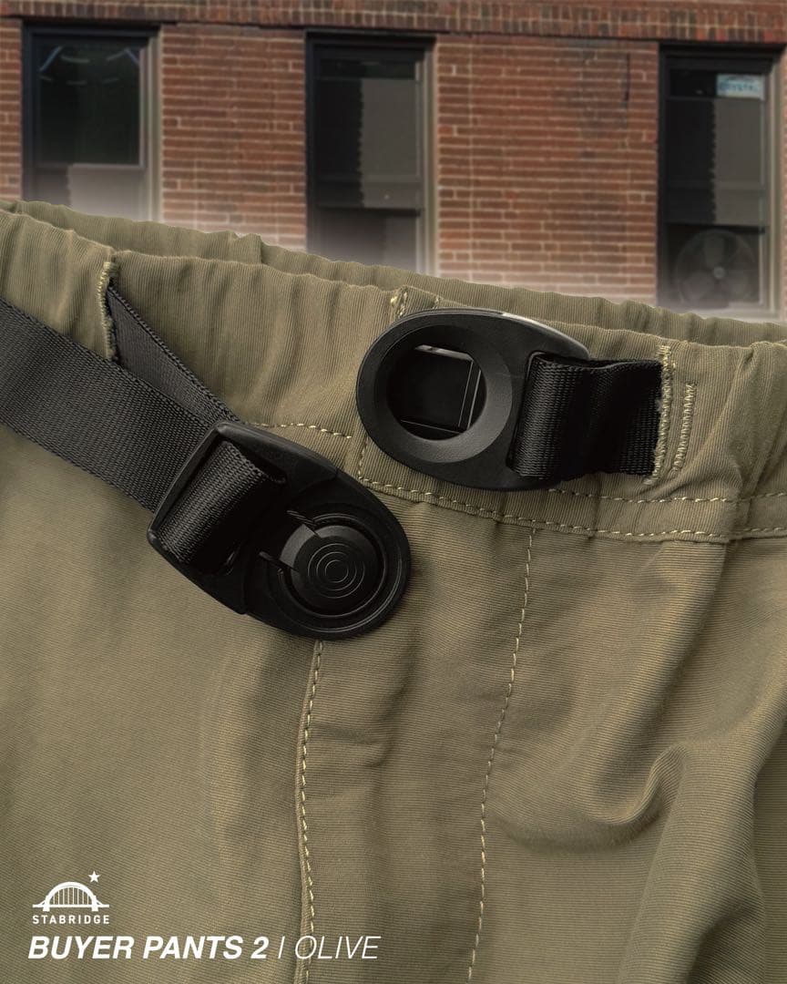 STABRIDGE Buyer Pants 2 Olive Lサイズ　試着のみ