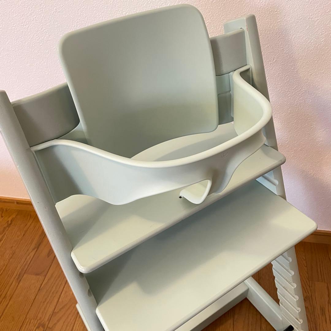 ストッケ　トリップ トラップ　ベビーチェア+ベビーセット　ソフトミント　SN.6