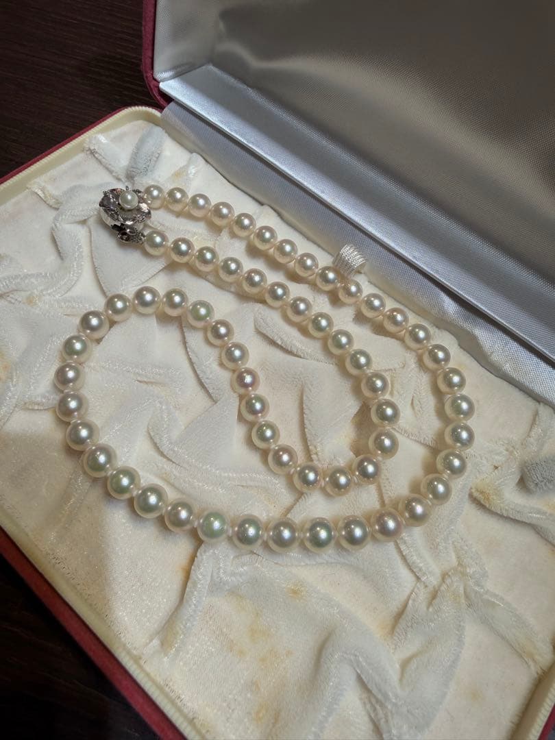 【美品】真珠 ネックレス パールネックレス6〜6.7mm