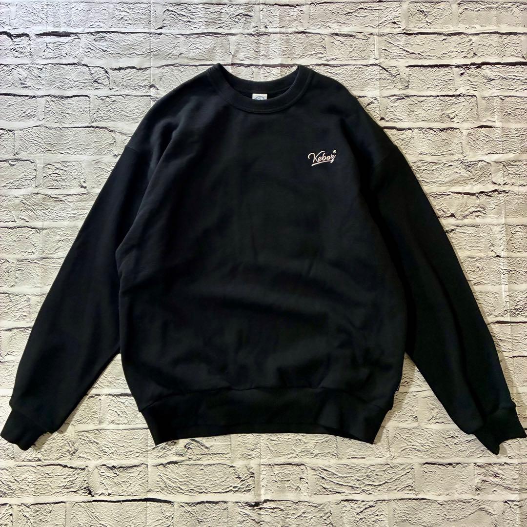 【未使用級美品】Keboz BB SWEAT CREWNECK L ブラック