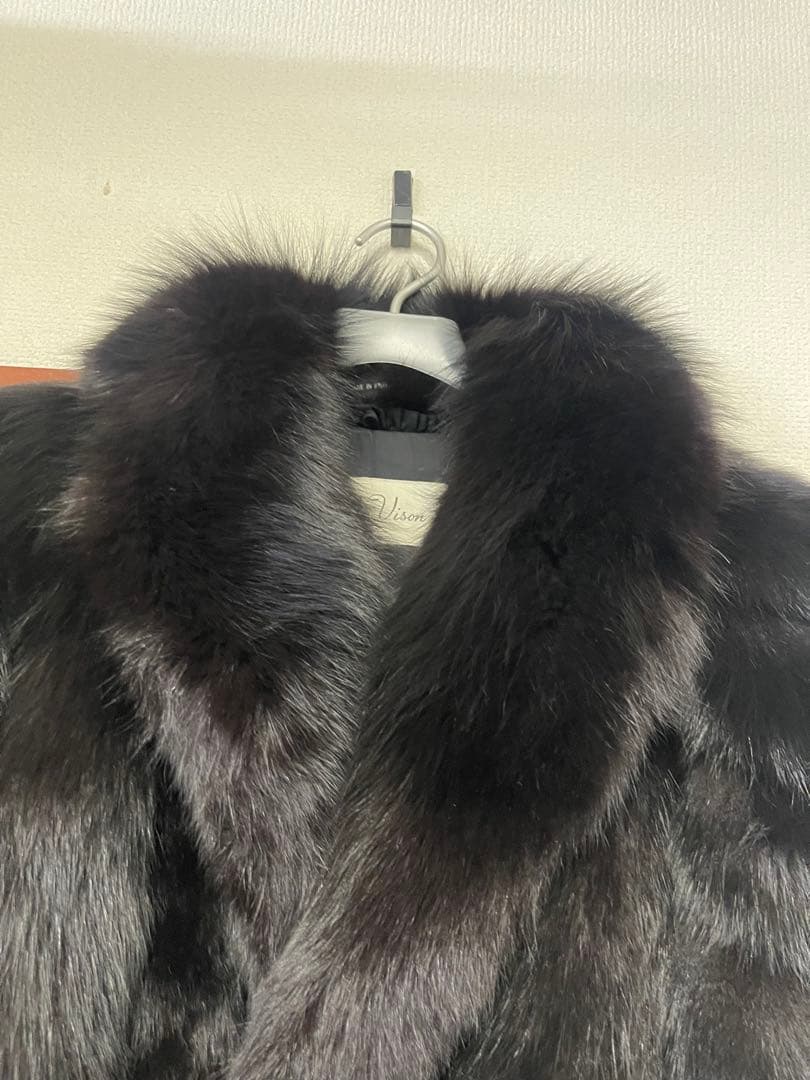 サガフォックス　ブラックファーコート  Belle Vison 9号