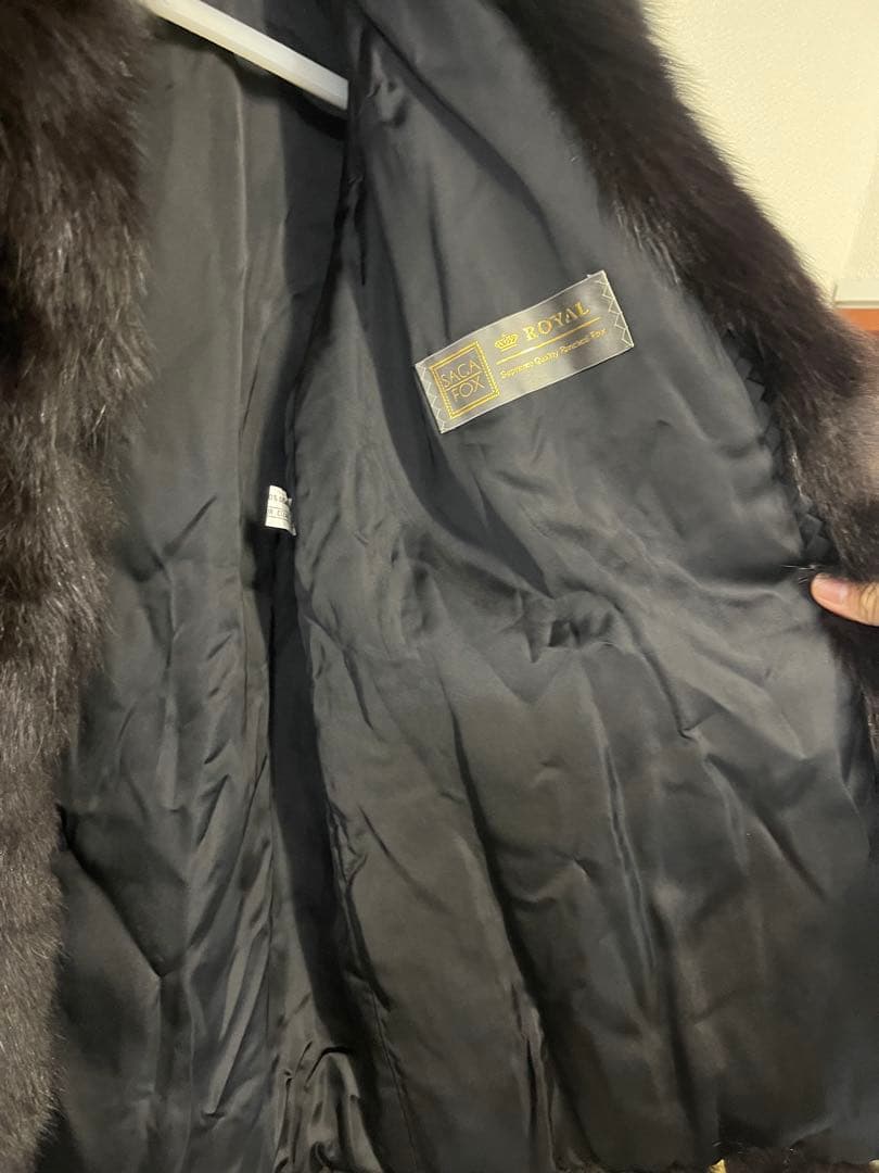 サガフォックス　ブラックファーコート  Belle Vison 9号