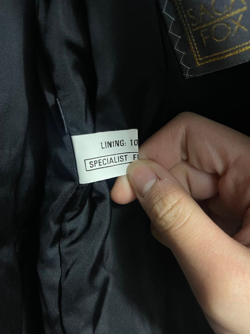 サガフォックス　ブラックファーコート  Belle Vison 9号