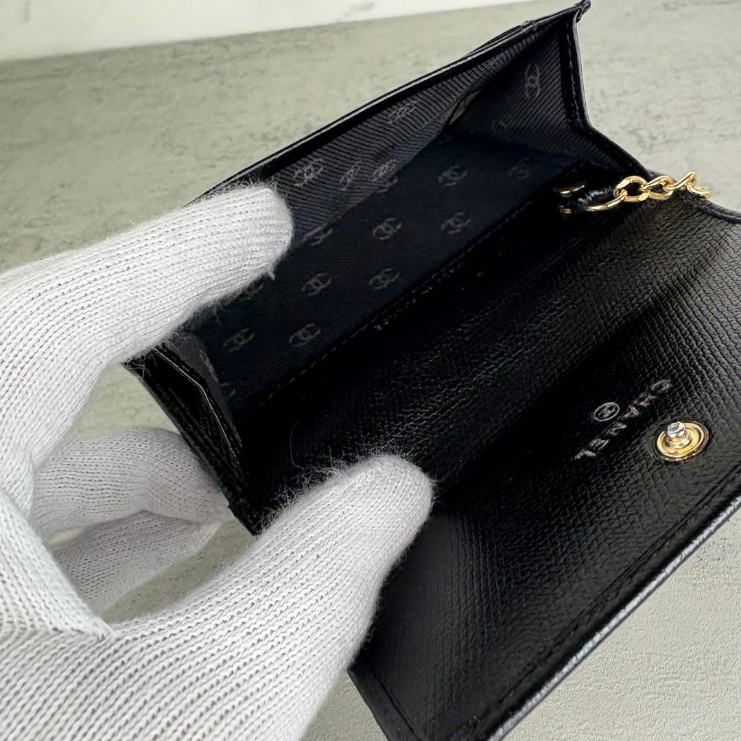 CHANEL シャネル　キャビアスキン　ケース　カードケース　財布　定期