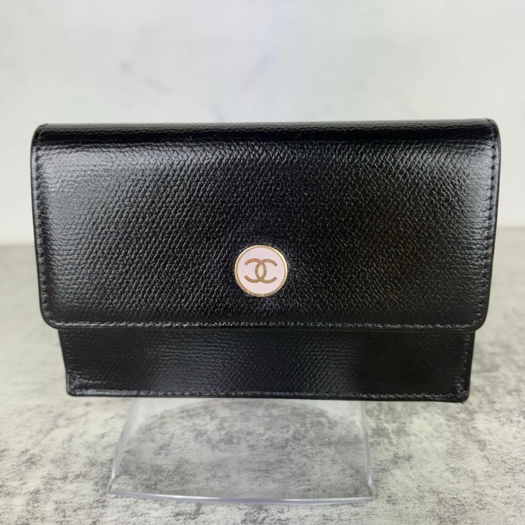 CHANEL シャネル　キャビアスキン　ケース　カードケース　財布　定期
