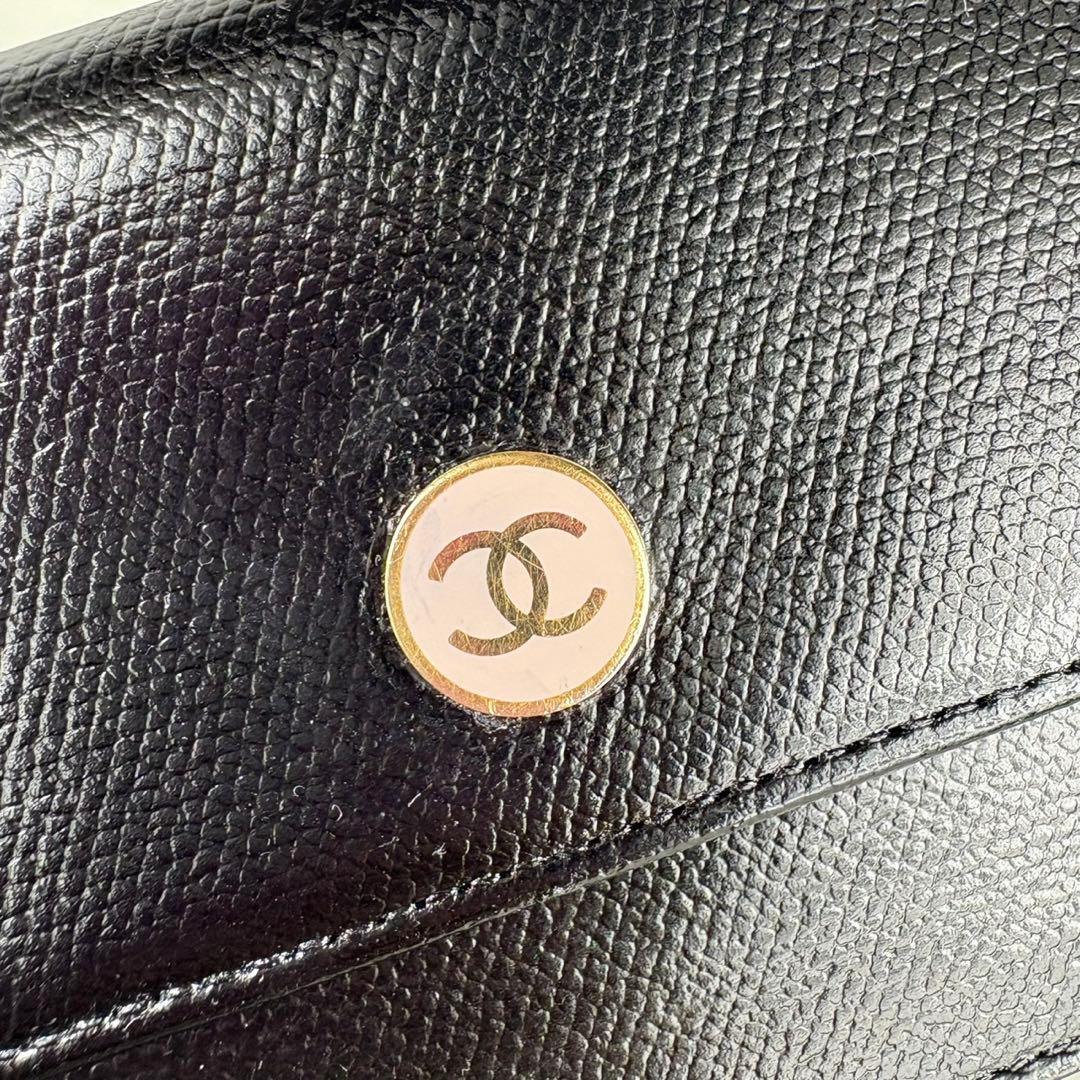 CHANEL シャネル　キャビアスキン　ケース　カードケース　財布　定期