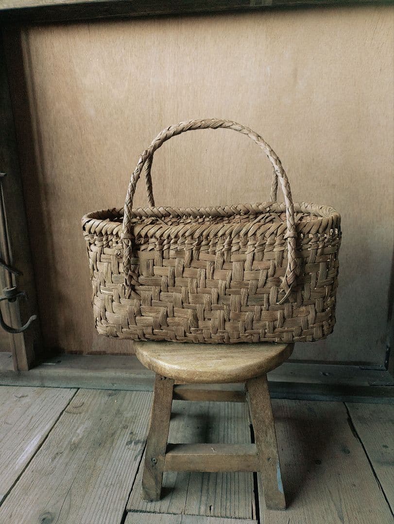 kanae 信州安曇野の山葡萄かごバック。里山手仕事