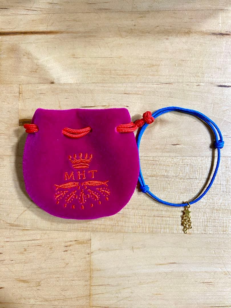 マリーエレーヌ　流れ星　コードブレスレット　チャーム