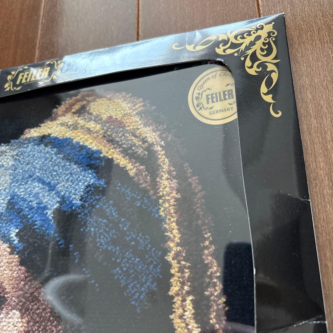 未使用　FEILER フェルメール　真珠の耳飾りの少女　フェイラー　希少　レア