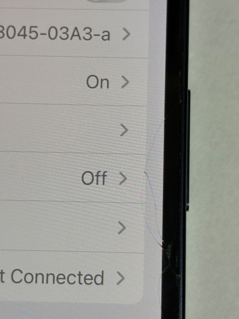 iPhone 12mini 64GB SIMフリー／83％／画面ヒビあり動作良好