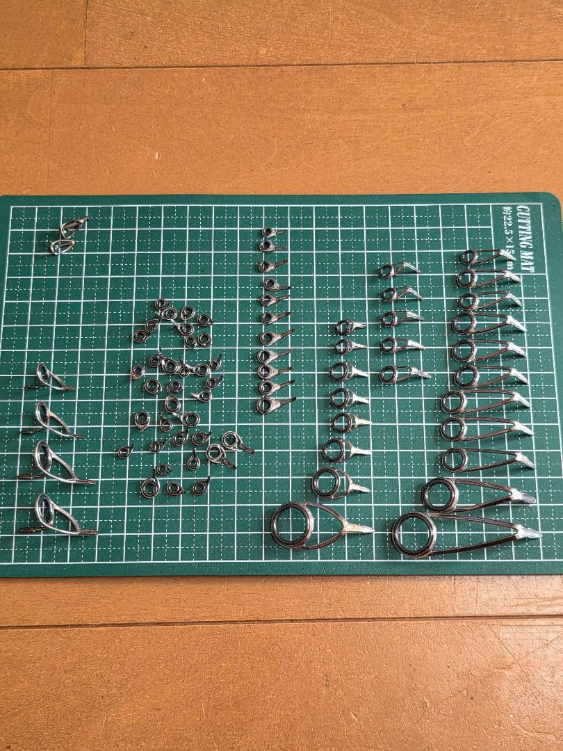 富士工業　FUJI　Sicガイド 75個セット　ロッドビルディング　補修に