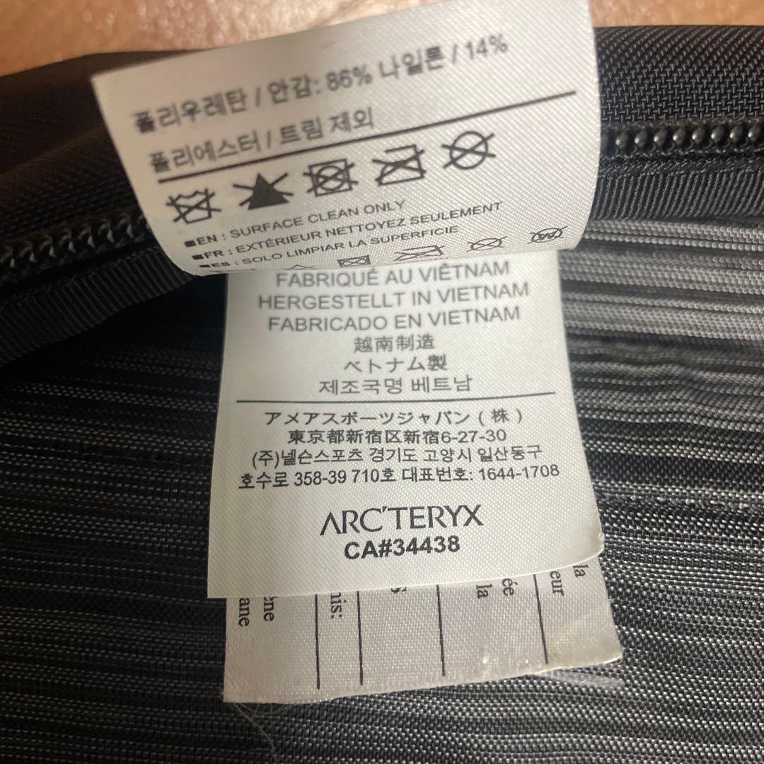 m*a様 ARC'TERYX ブラック リュック