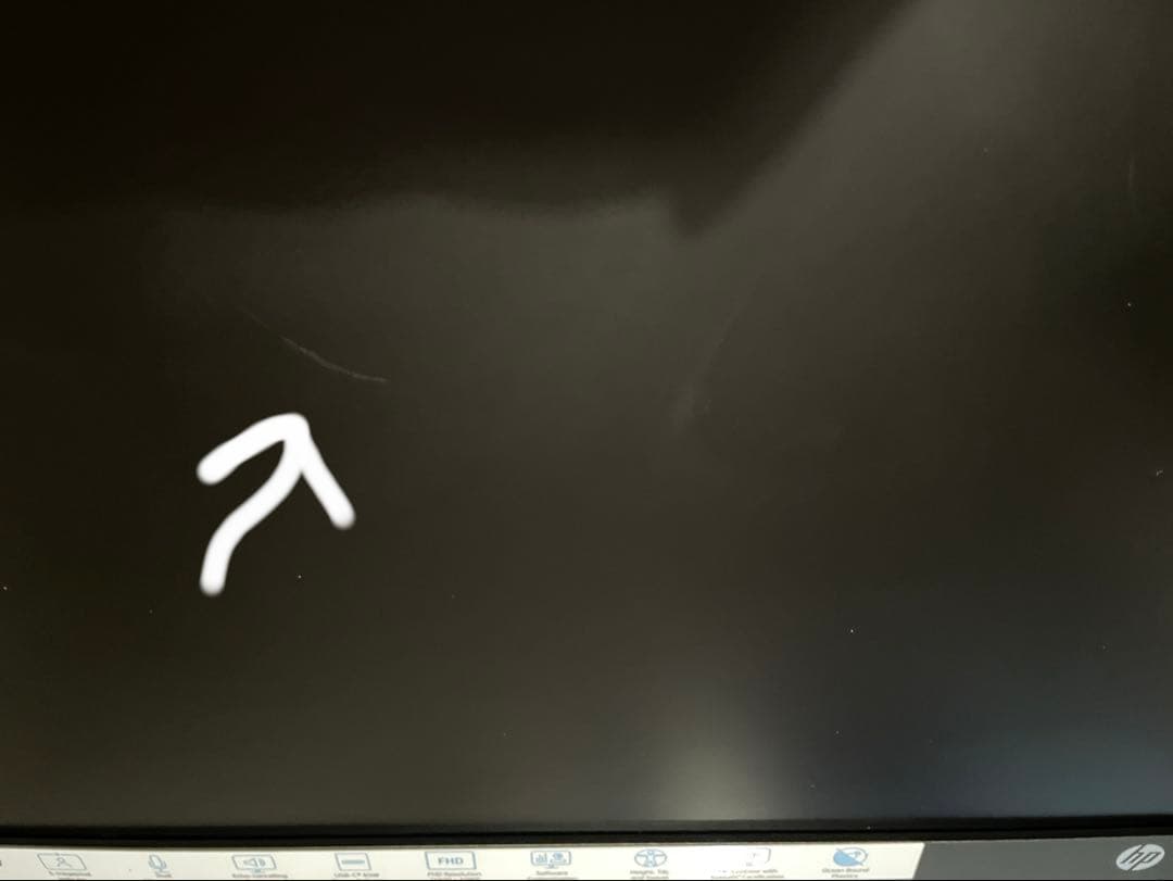 HP M27 Webcam 27インチ　モニター (カメラ・スピーカー付)