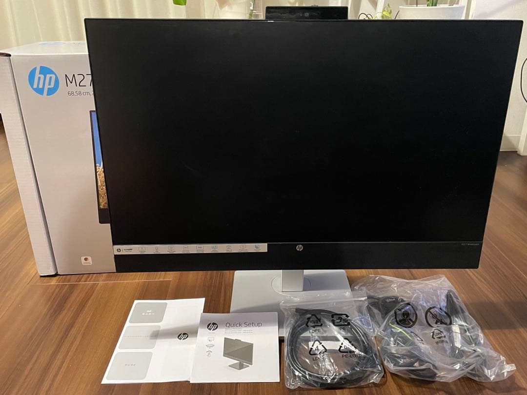 HP M27 Webcam 27インチ　モニター (カメラ・スピーカー付)