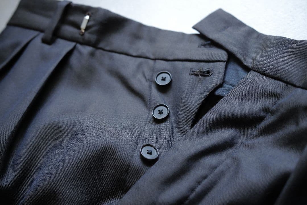 Florence brown wool silk serge サイズ2