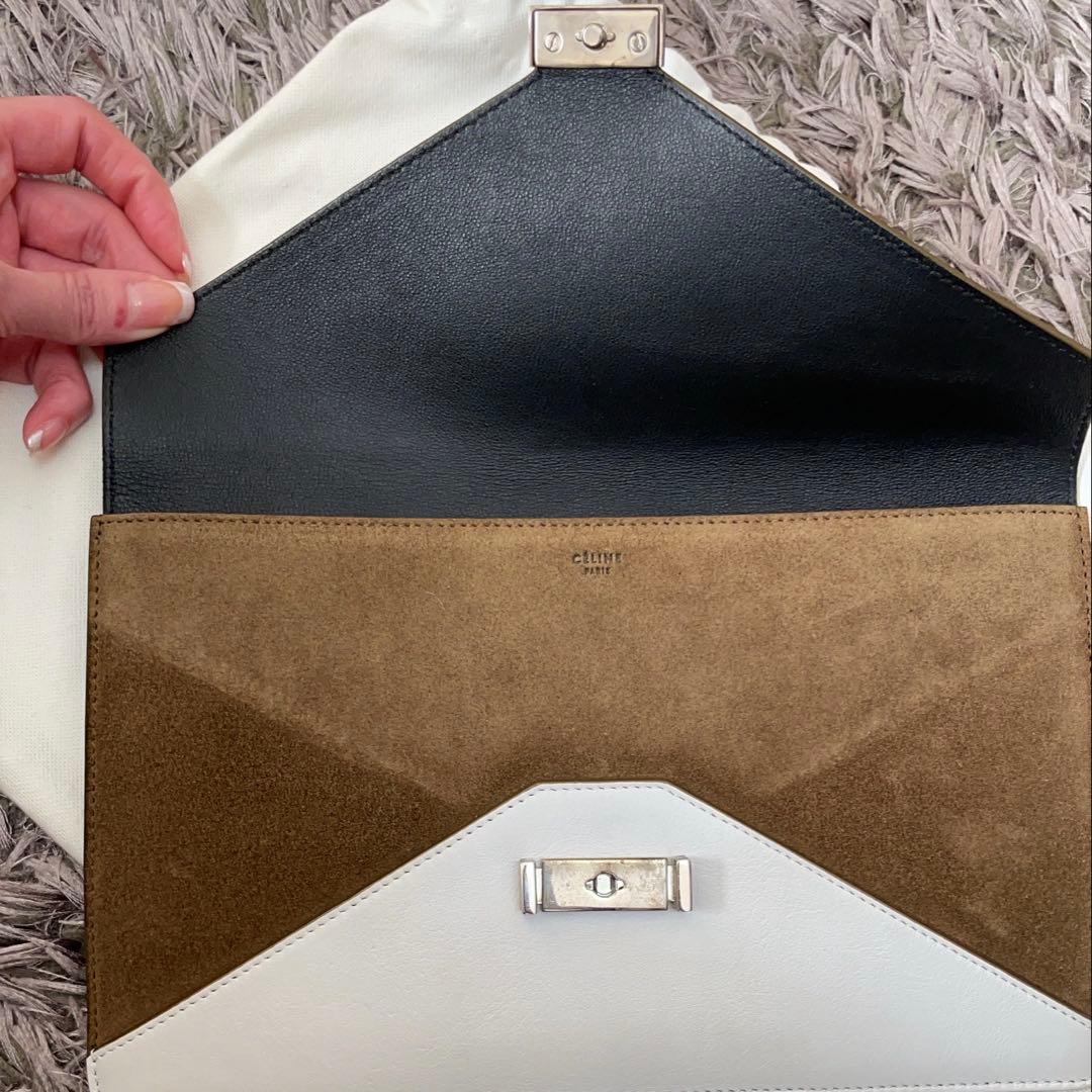 美品❤️セリーヌ ダイヤモンドクラッチバッグ⭐️送料無料