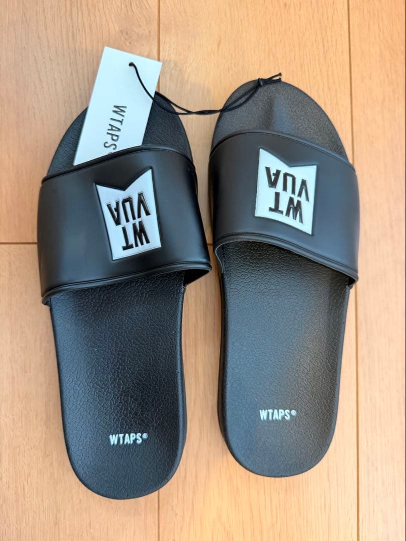 WTAPS ブラック スライダーサンダル L