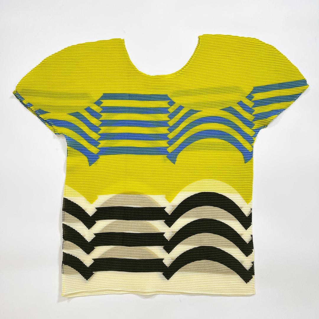 ISSEY MIYAKE me 半袖 プリーツ カットソー トップス フリー