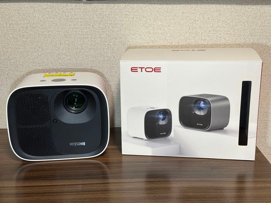 【高性能】プロジェクター ETOE E3 PRO color:White