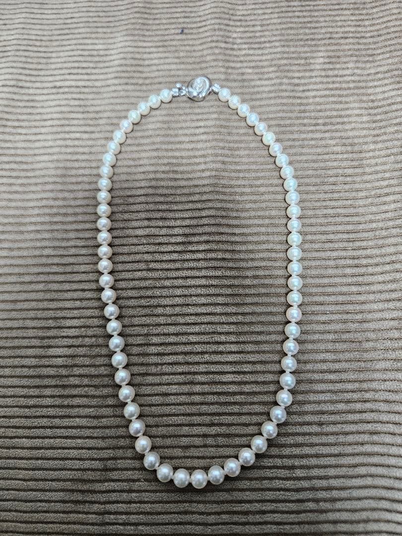 挨*可様 CITIZEN 真珠 シルバー ネックレス