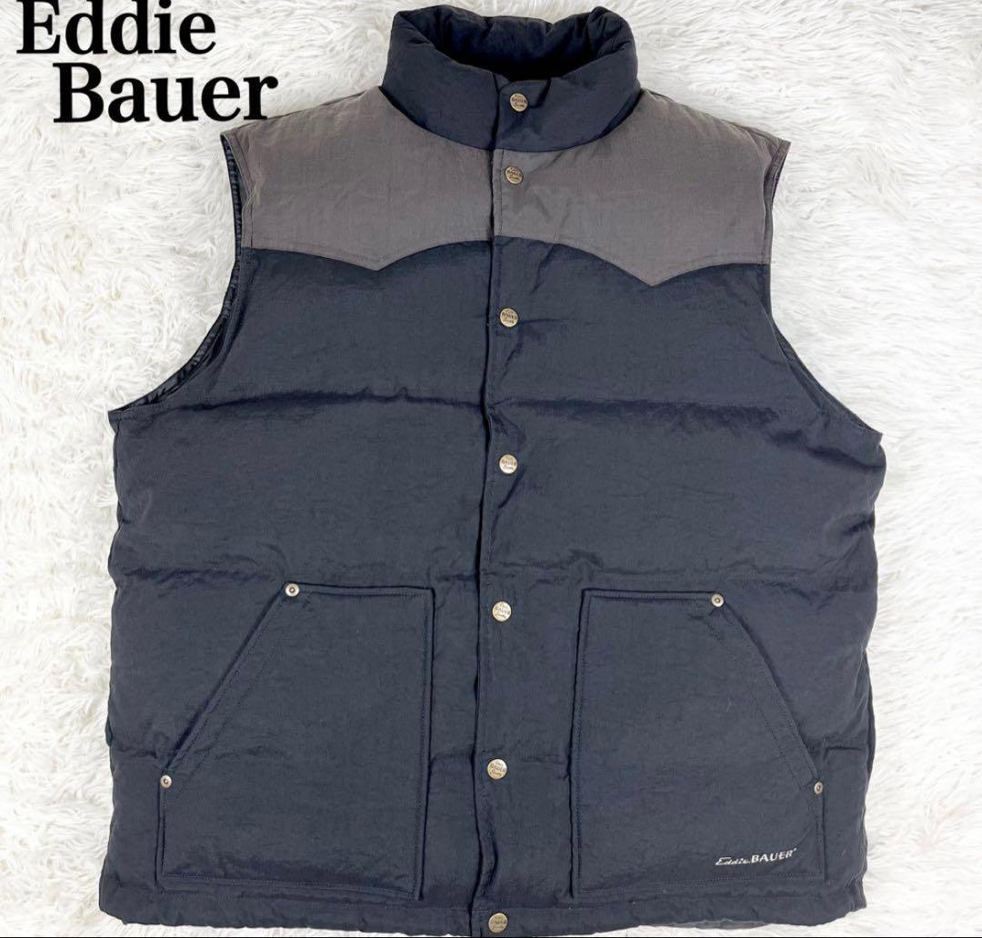 Eddie Bauer ダウンベスト XL vintage