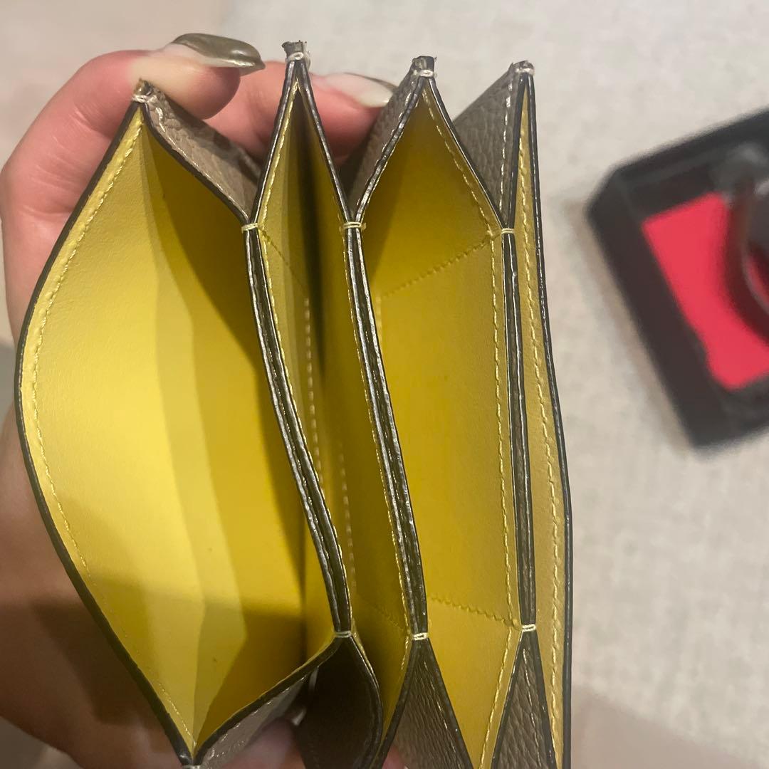 BONAVENTURA グレー レザー 名刺入れ