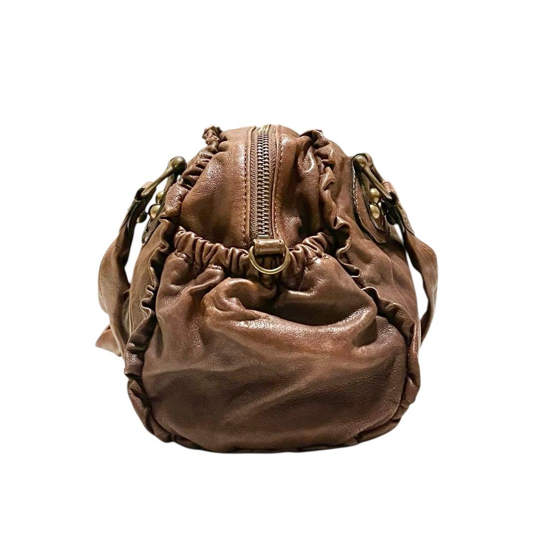 【大定番】◾️アナスイ◾️ハンドバッグ◾️ショルダーバッグ◾️バタフライ◾️レザー◾️Y2K