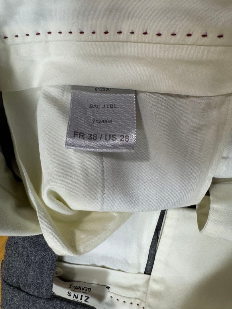 ベルナールザンス/ウールフランネルBACJ/38サイズ/BERNARDZINS