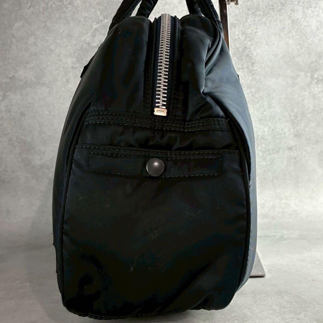 美品　廃盤品　ヘッドポーター　タンカー　ミニボストンバッグ　ナイロン　ブラック