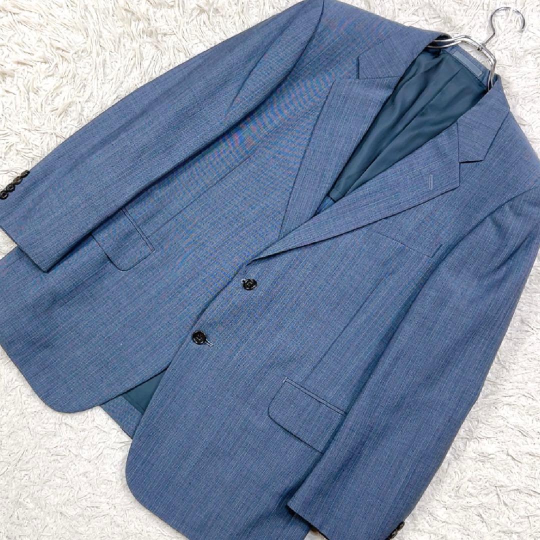 バーバリー セットアップ スーツ ジャケット パンツ BE5 M相当 グレー系