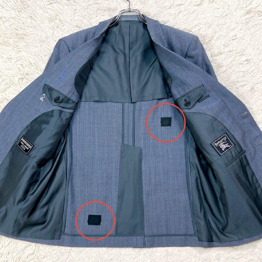 バーバリー セットアップ スーツ ジャケット パンツ BE5 M相当 グレー系
