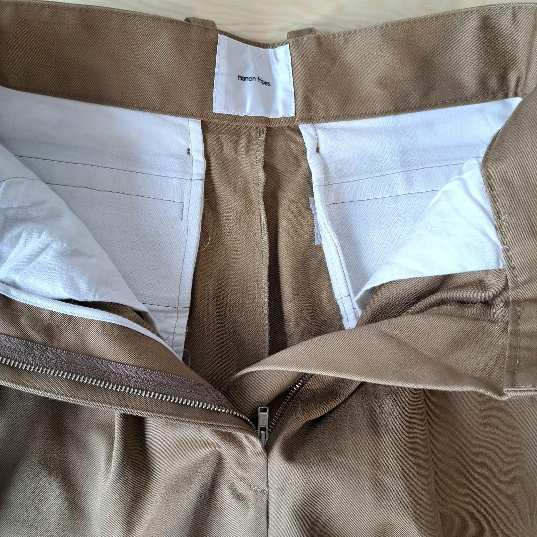 マノンフリップ【極美品】マイグルカパンツ　ベージュ　サイズ1　日本製