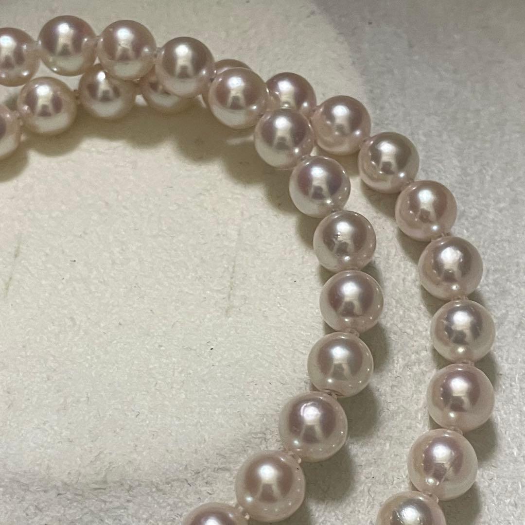【テリ強✨大珠】あこや真珠 ネックレス 7.5-8.0 パール 高級仕立 本真珠