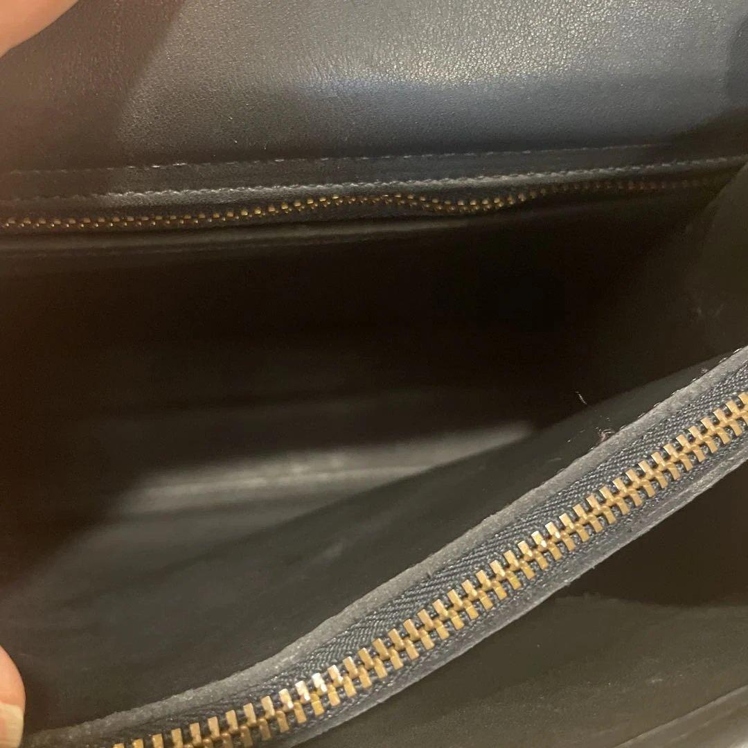 OLD COACH9977レザー ショルダーバッグ 黒　2way ショルダー付