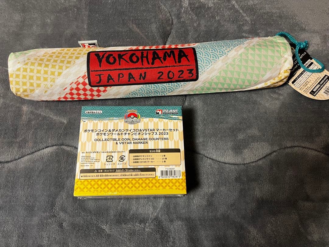 ★未使用★ポケモンWCS2023横浜 プレイマット&ダメカンセット