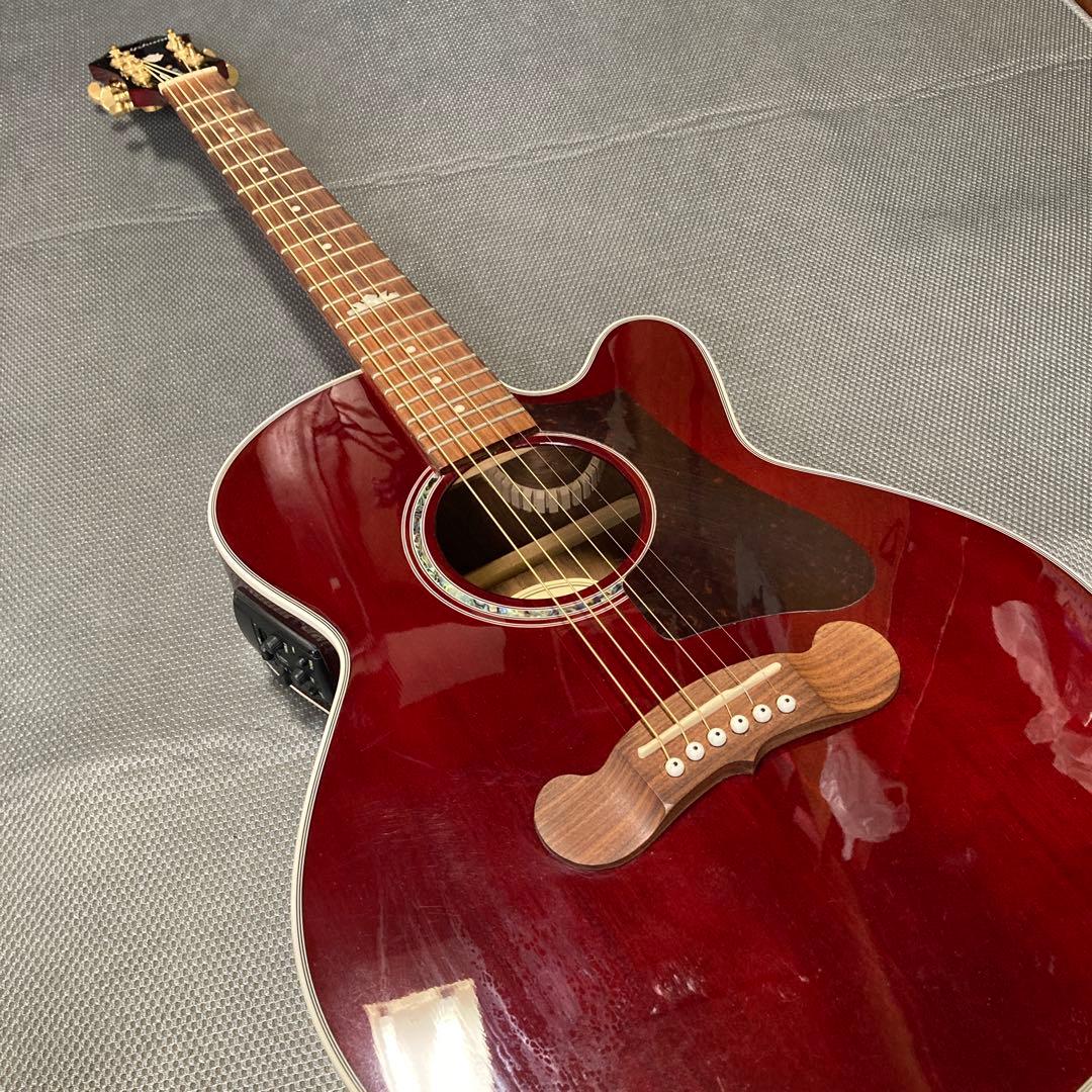 値下げ！EpiphoneエレアコEJ-200 Coupe WineRed