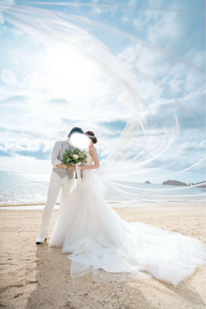 【YNS WEDDING】ウェディングドレス/専用パニエ・持ち運び用バッグ付き