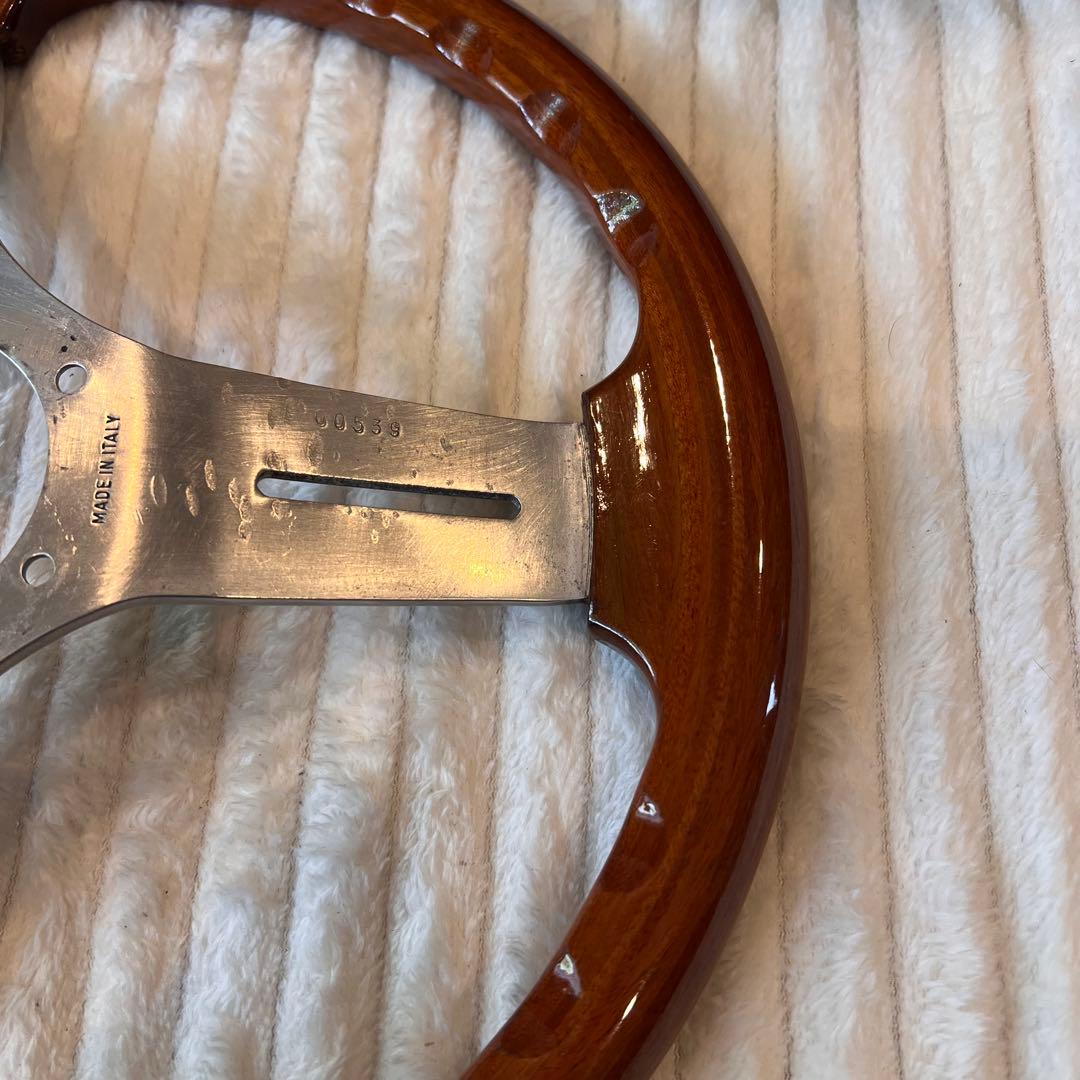 美品　Nardi ナルディ　ウッド　33π ステアリング