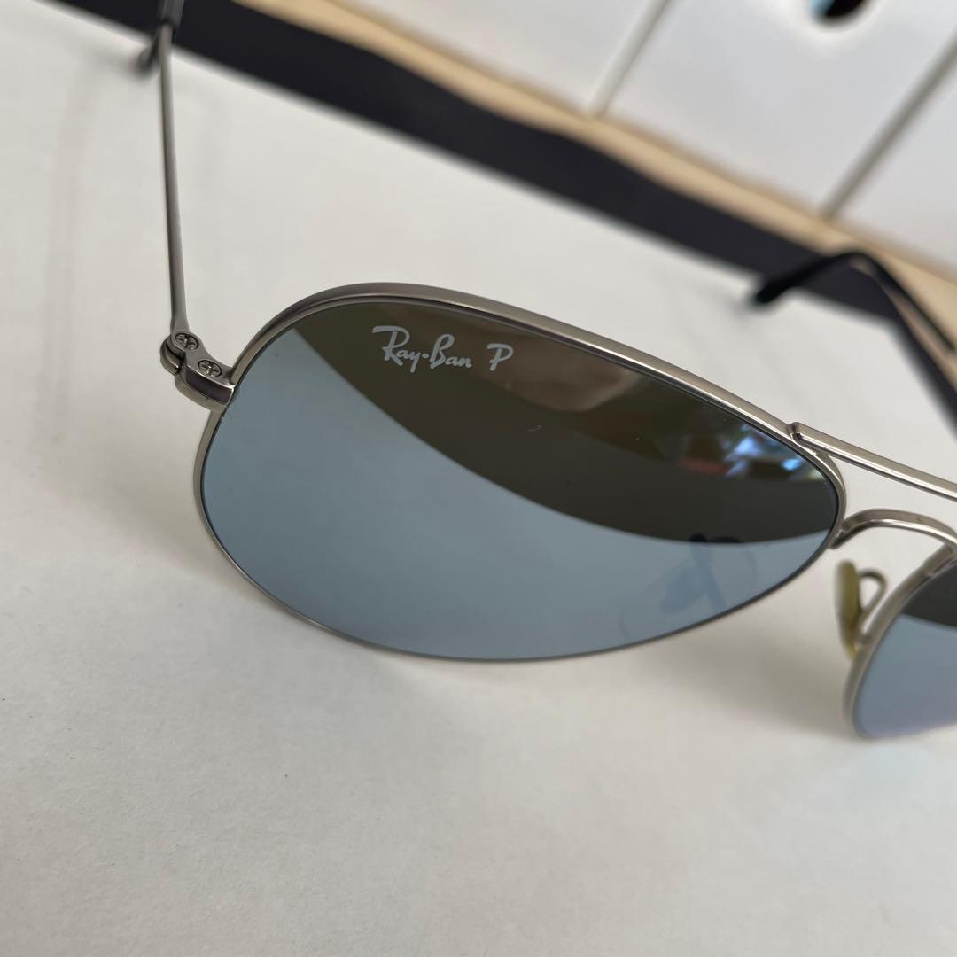 値下　希少海外モデル Ray-Ban P アビエーターサングラス グレー