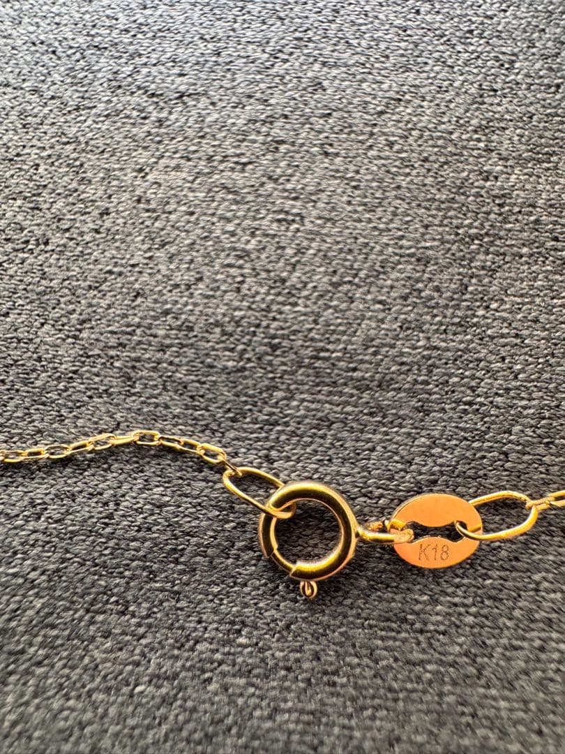 早ちゃんです。 K18 ゴールド 四つ葉のクローバーネックレス