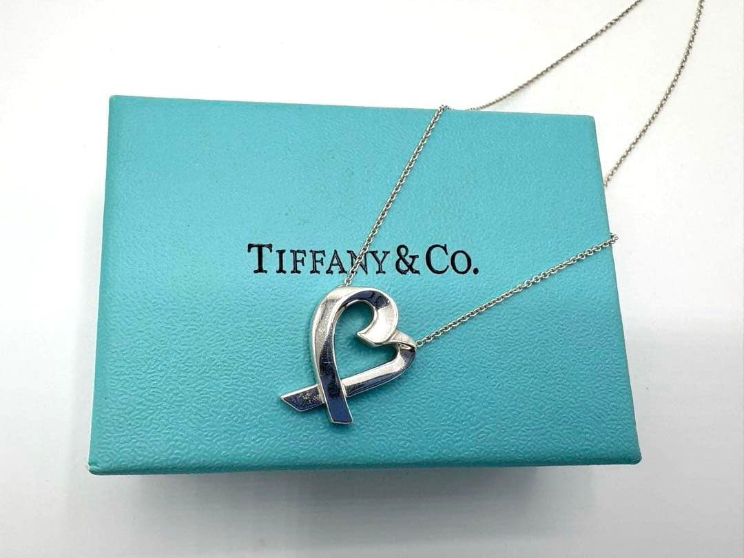 Tiffany & Co. ラビングハートネックレスL
