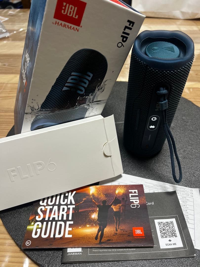 JBL FLiP6 ブルー　充電コードなし