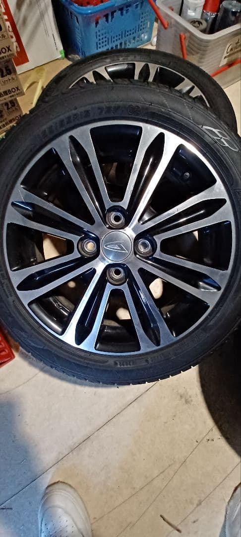 ダイハツ　タントカスタム　純正ホイール　4本