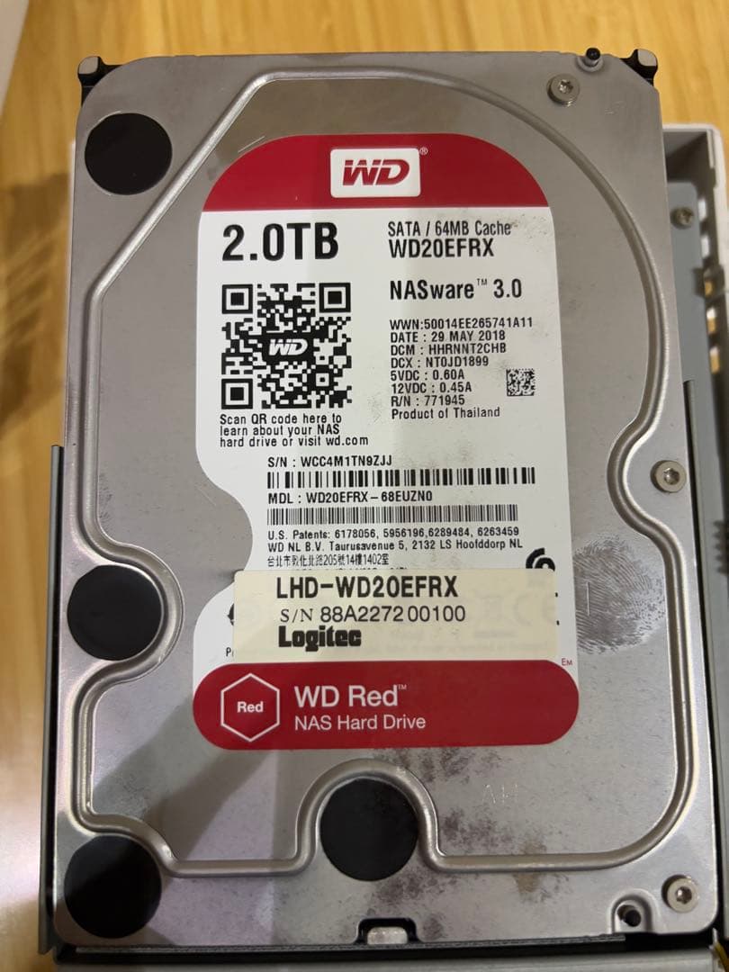 Synology DS218j HDD付き