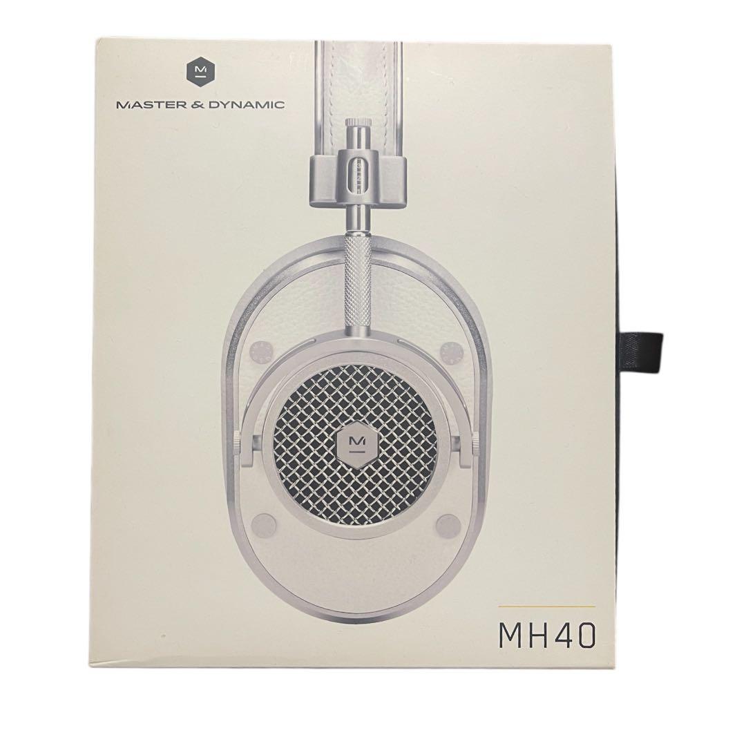 MH40 master&dynamic ホワイト　有線　ヘッドホン