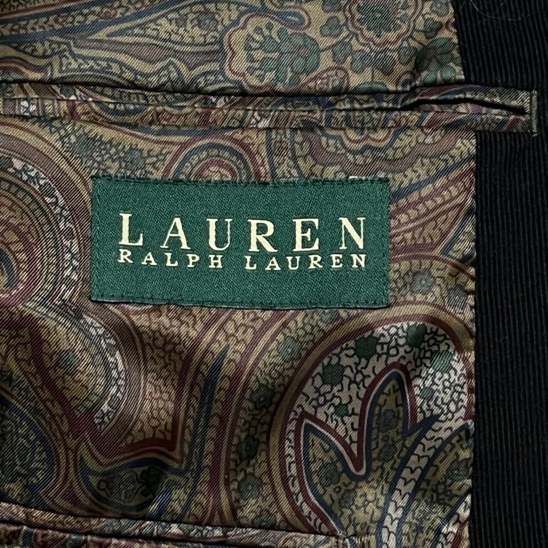 ラルフローレン コーデュロイジャケット エルボーパッチ くるみボタン ペイズリー