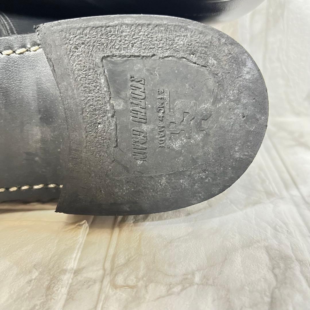 【美品】SCOTCH GRAIN ダブルモンク R1812 ブラック　25㎝