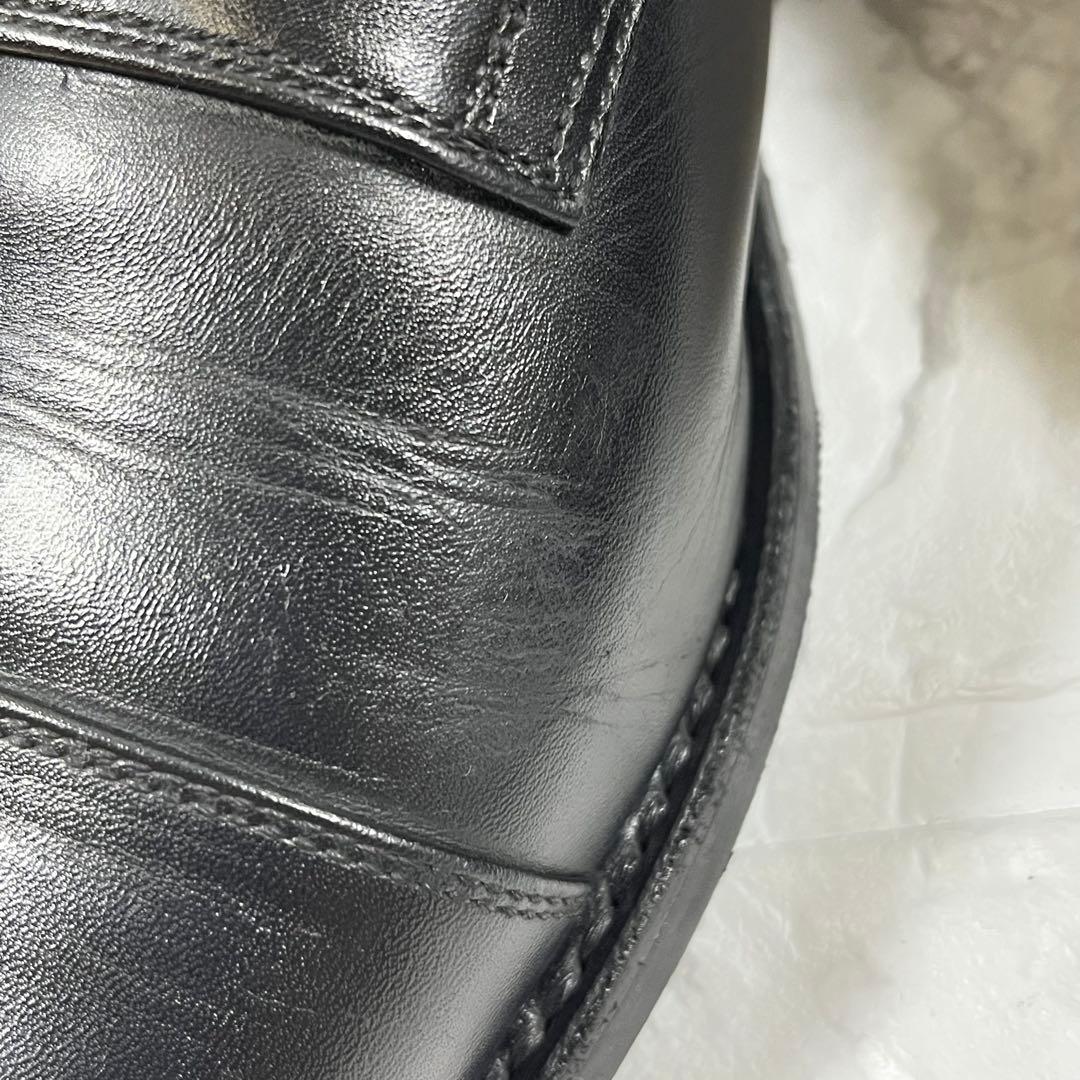 【美品】SCOTCH GRAIN ダブルモンク R1812 ブラック　25㎝