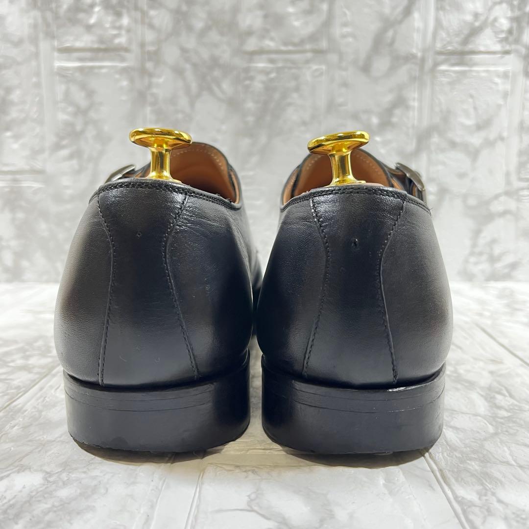 【美品】SCOTCH GRAIN ダブルモンク R1812 ブラック　25㎝